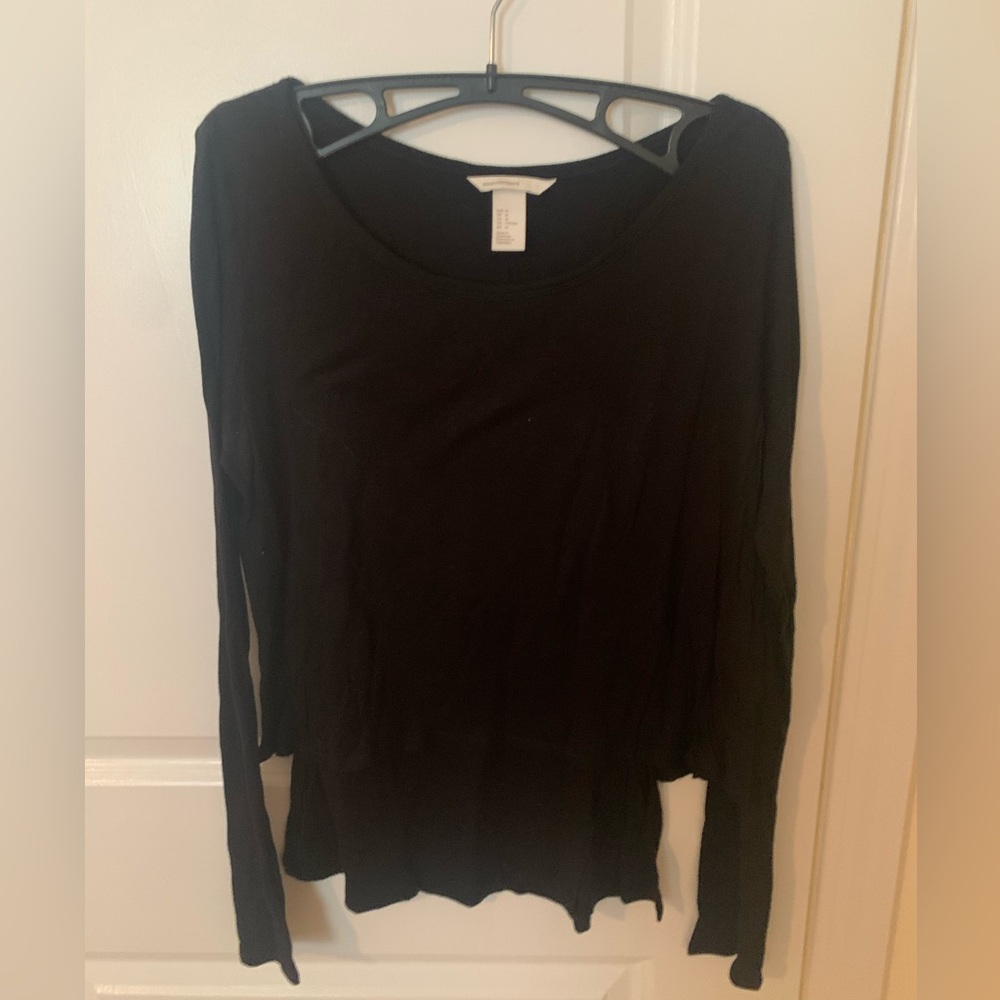 H&M Black Long Sleeve Women's Top breastfeeding friendly